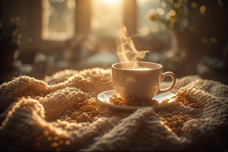 Pagi yang Hangat dengan Sweater Lembut Favorit dan Selimut Tipis: Ritual Kecil yang Membuat Awal Hari Terasa Lebih Cozy